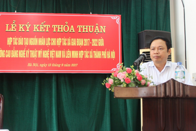 &Ocirc;ng Nguyễn Quang Mạnh - Chủ tịch Li&ecirc;n minh HTX TP H&agrave; Nội.