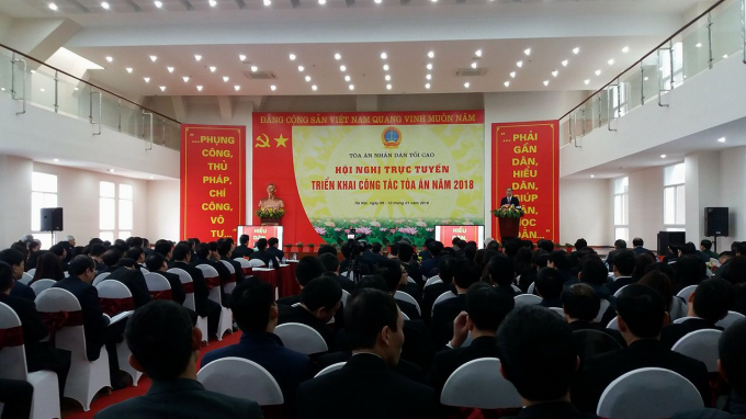 Chủ tịch nước Trần Đại Quang ph&aacute;t biểu tại Hội nghị (Ảnh Ly Ly).