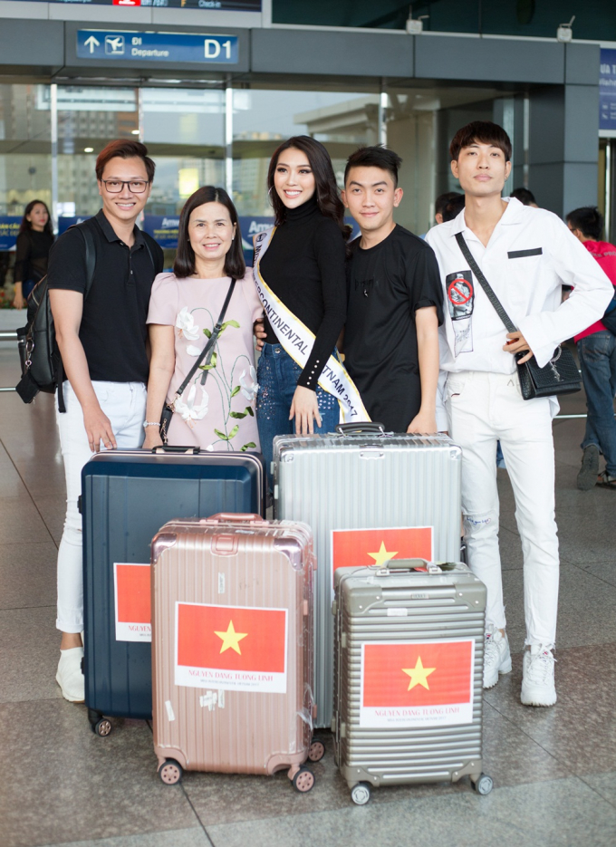 Tường Linh ch&iacute;nh thức l&ecirc;n đường tham gia Miss Intercontinental 2017