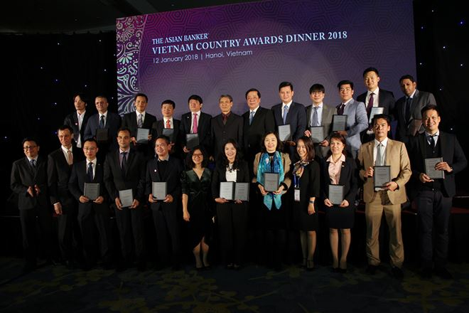 Những ng&acirc;n h&agrave;ng thắng giải trong sự kiện thường ni&ecirc;n The Asian Banker Vietnam Country Awards của TAB