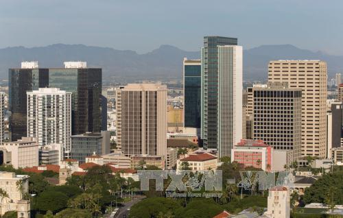 Quang cảnh th&agrave;nh phố Honolulu ở Hawaii ng&agrave;y 13/1. Ảnh: AFP/TTXVN