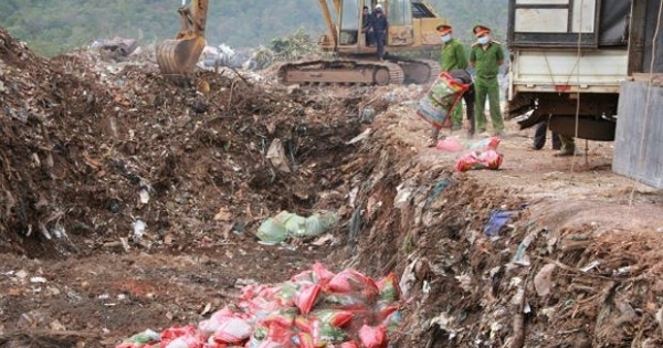 Đắk Lắk: Tiêu hủy gần 200 tấn phân bón nhập lậu
