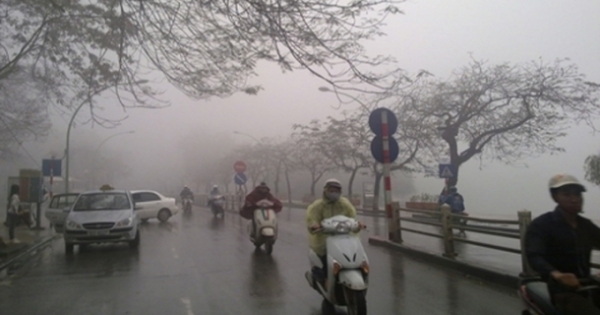Dự báo thời tiết ngày 17/1: Hà Nội mưa rét kèm sương mù
