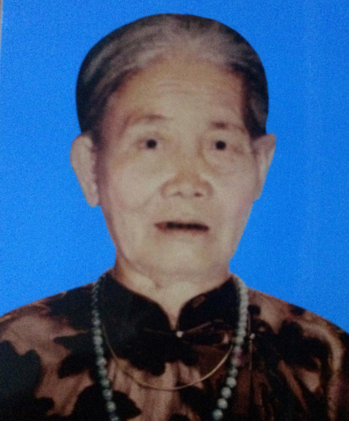 Cụ Trần Thị Ch&aacute;u, hưởng thọ 94 tuổi.