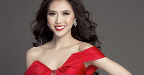 Tường Linh tung trang phục dạ hội trước thềm chung kết Hoa hậu Liên lục địa 2017