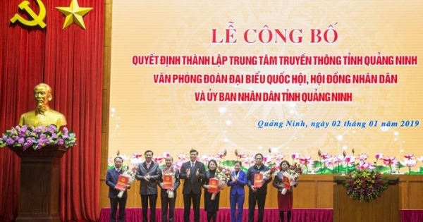 Công bố quyết định thành lập Trung tâm Truyền thông tỉnh Quảng Ninh
