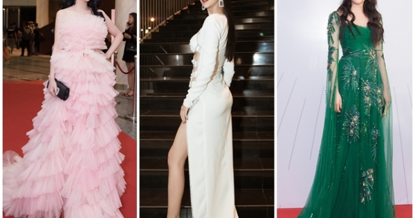 Hà Thu, Huỳnh Vy, Nam Em, Nam Anh đổ bộ thảm đỏ sự kiện We Choice Awards 2018