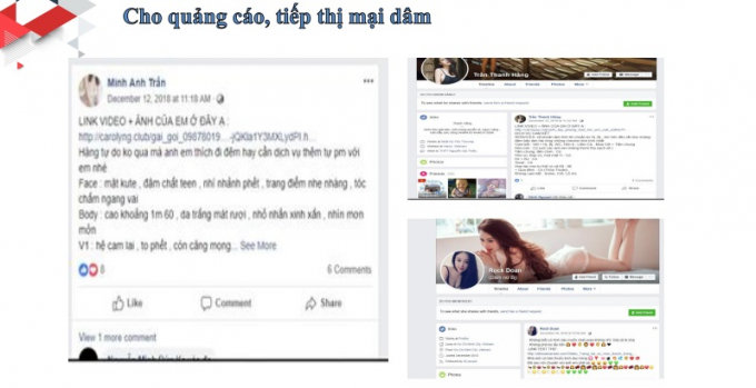 &nbsp;Facebook quảng c&aacute;o cho tiếp thị mại d&acirc;m ở Việt Nam.&nbsp;(Nguồn: CTV)