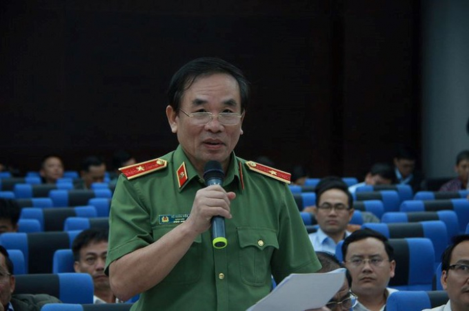 Thiếu tướng Vũ Xu&acirc;n Vi&ecirc;n, Gi&aacute;m đốc C&ocirc;ng an TP Đ&agrave; Nẵng.