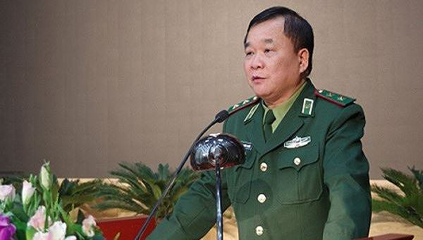 Trung tướng Hoàng Xuân Chiến - Tư lệnh Bộ đội biên phòng, phát biểu chỉ đạo tại buổi làm việc