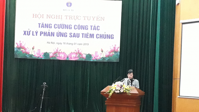 Bộ trưởng Bộ Y tế&nbsp;Nguyễn Thị Kim Tiến ph&aacute;t biểu &yacute; kiến.