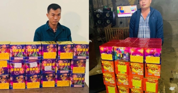 Thanh Hóa: Bắt giữ 2 đối tượng mua bán hơn 86 kg pháo nổ