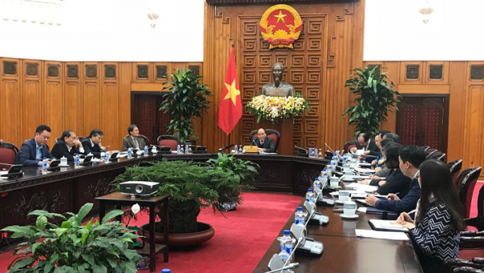 Thủ tướng Nguyễn Xu&acirc;n Ph&uacute;c chủ tr&igrave; Hội nghị.
