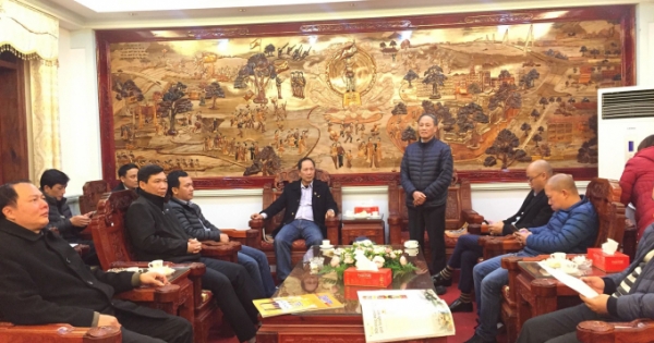 CLB Báo chí đồng hương Bắc Giang tại Hà Nội thăm và chúc Tết huyện Hiệp Hoà