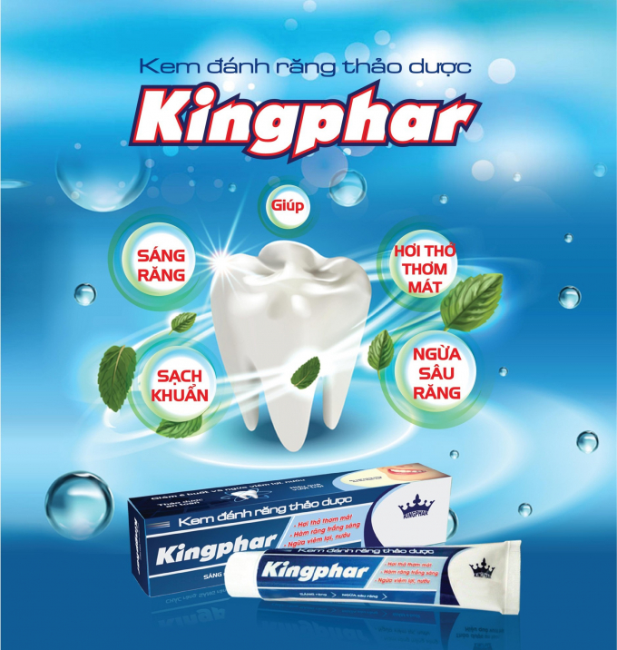 Kem đ&aacute;nh răng thảo dược Kingphar&nbsp;