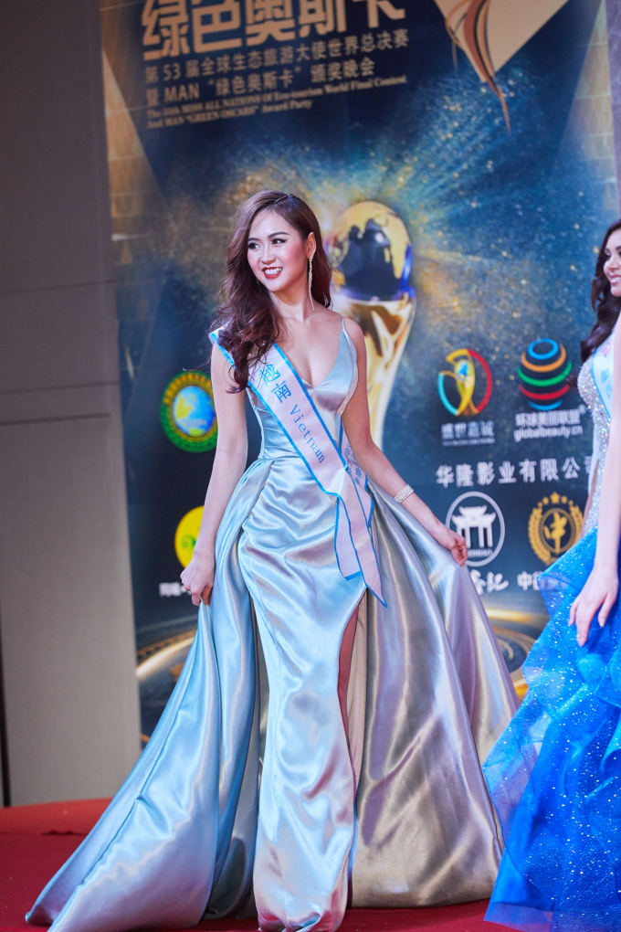 Tr&uacute;c Ny đăng quang &Aacute; hậu 2 Hoa hậu c&aacute;c quốc gia - Miss All Nations 2019