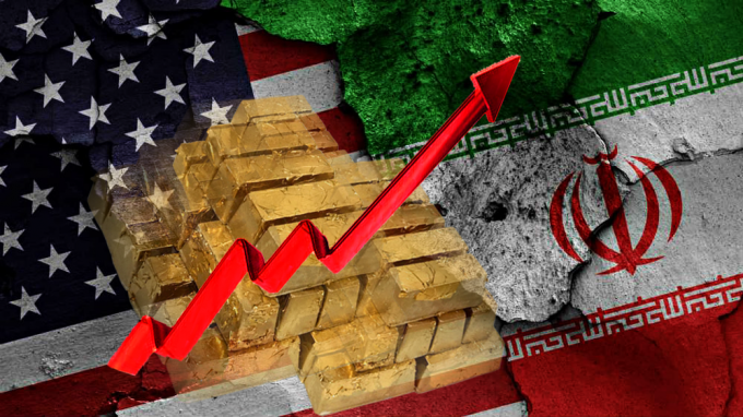 Giá vàng thế giới tăng mạnh do nhu cầu rủi ro gia tăng trong bối cảnh căng thẳng Mỹ - Iran leo thang. Ảnh: Lê Hải
