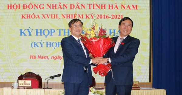 Ông Nguyễn Đức Vượng giữ chức Phó Chủ tịch UBND tỉnh Hà Nam