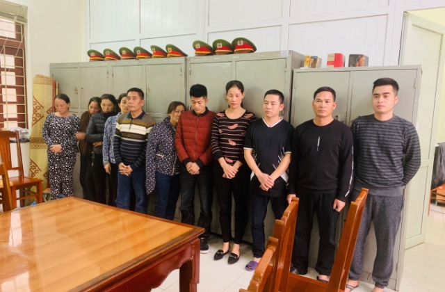 Thanh Hoá: Phá ba sới bạc, bắt 42 đối tượng trong 2 ngày Tết