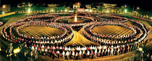 Năm 2013, múa xòe lập Kỷ lục Việt Nam với 3.000 người tham dự