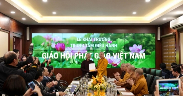 Giáo hội Phật giáo Việt Nam khai trương Trung tâm điều hành điện tử