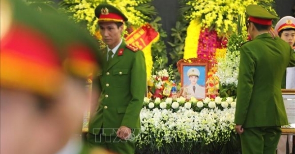 Đảng ủy Công an Trung ương, Bộ Công an tổ chức trọng thể Lễ tang ba liệt sỹ hy sinh tại Đồng Tâm