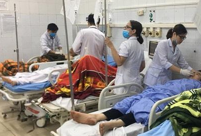 Các nạn nhân được điều trị tích cực tại bệnh viện Đa khoa tỉnh Thanh Hóa