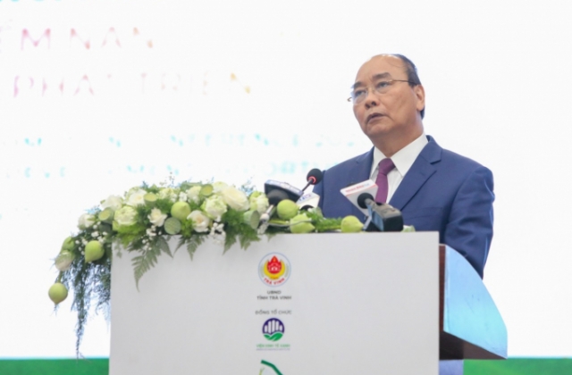 Thủ tướng Nguyễn Xuân Phúc: Trà Vinh từ một tỉnh nghèo trở thành nhóm dẫn đầu của Đồng Bằng Sông Cửu Long
