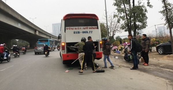 Hà Nội: Xe khách thỏa sức "lộng hành" xung quanh bến xe Mỹ Đình