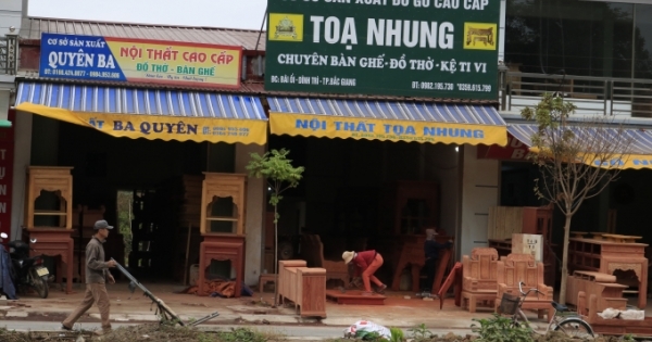 Tết của người dân làng nghề gỗ ở Bắc Giang