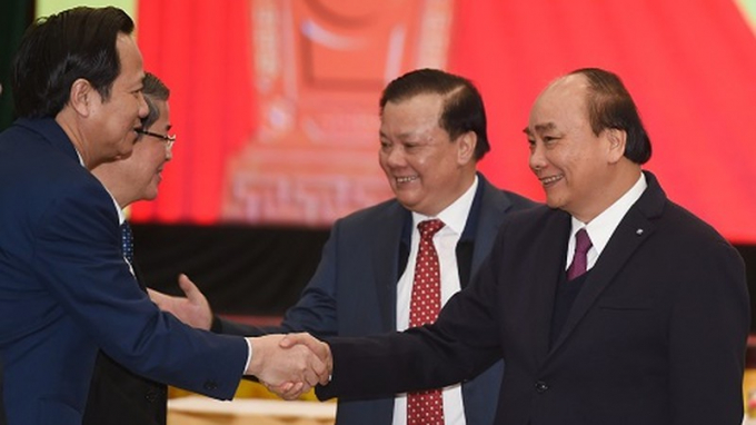 Thủ tướng Nguyễn Xuân Phúc cùng các đại biểu dự hội nghị - Ảnh: VGP/Quang Hiếu