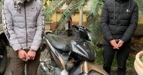 Lạng Sơn: Bắt 2 đối tượng trộm cắp xe máy để láy tiền mua ma tuý