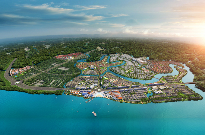 Phối cảnh Khu đô thị sinh thái thông minh Aqua City tại phía Đông TP.HCM