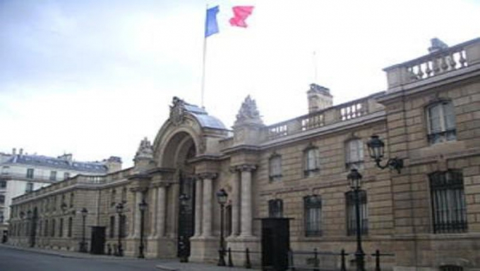 Điện Elysée Guillaume Gomez dinh Tổng thống Pháp.