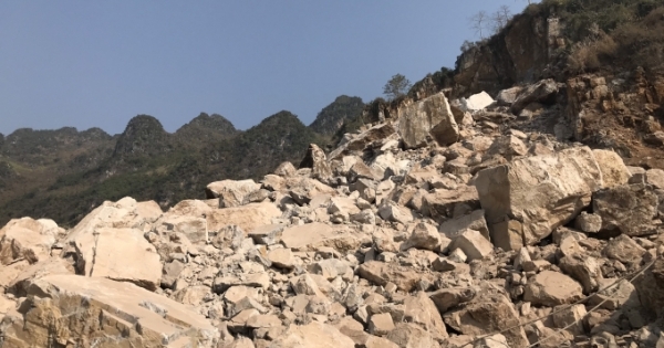 Hà Giang: Hàng ngàn mét khối đá ở mỏ Pắc Luốc 2 bất ngờ sạt trong đêm