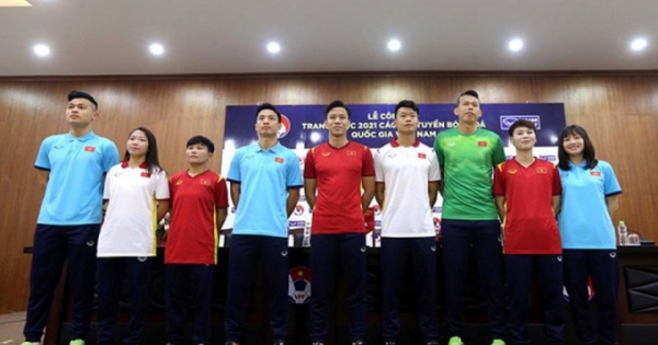 Mẫu trang phục mới của đội tuyển Việt Nam
