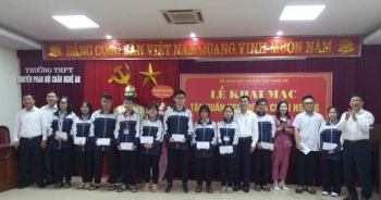 Nghệ An: 81 học sinh đạt danh hiệu học sinh giỏi Quốc gia