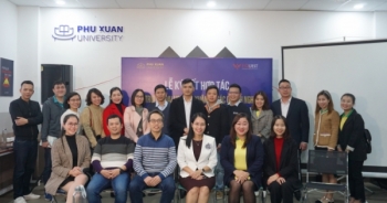 Đại học Phú Xuân Huế ký kết đào tạo nhân sự thực tiễn với Thai Thu Marketing