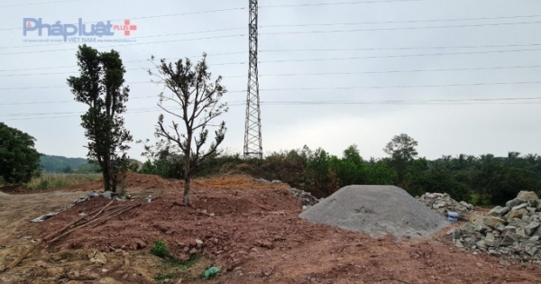 Xuất hiện tình trạng san gạt và xây dựng trái phép trên đất nông nghiệp ở TP Cẩm Phả