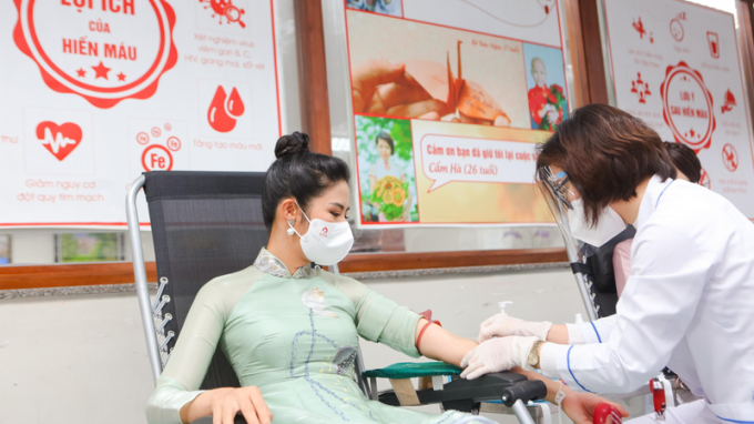 Ngọc Hân - Hoa hậu hiến máu nhiều nhất Việt Nam