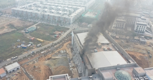 Vinaconex lên tiếng về vụ cháy tại dự án thi công Tòa án nhân dân TP Hà Nội