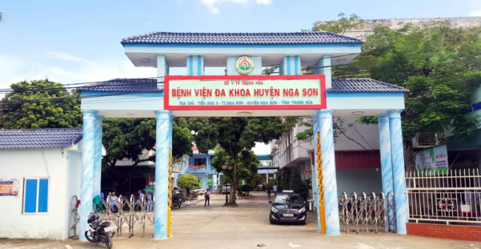 Bệnh viện đa khoa huyện Nga Sơn tỉnh Thanh Hoá. (ảnh Tầm nhìn)