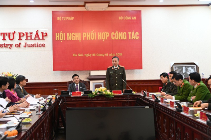 Đại tướng Tô Lâm, Bộ trưởng Bộ Công an kết luận Hội nghị.