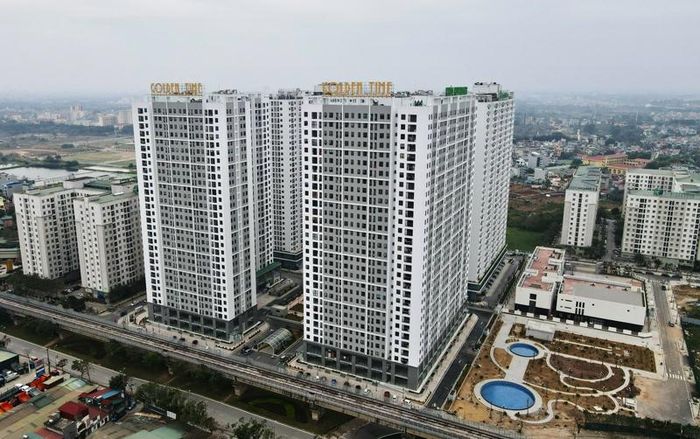 Giai đoạn 2016-2020, Hà Nội có 23 dự án nhà ở xã hội hoàn thành, đưa vào sử dụng với khoảng hơn 12.600 căn hộ. Trong ảnh: Khu nhà ở dành cho người thu nhập thấp Ecohome (quận Bắc Từ Liêm). Ảnh: Nguyễn Quang