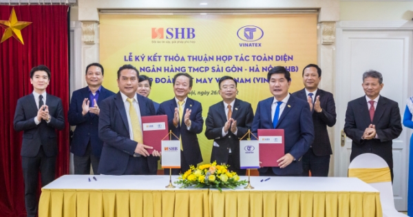 SHB và VINATEX ký kết thỏa thuận hợp tác toàn diện