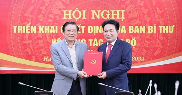 Ban Bí thư bổ nhiệm ông Nguyễn Văn Yên làm Phó trưởng ban Nội chính Trung ương