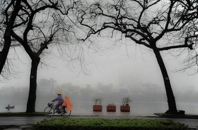 Thời tiết ngày 10/1: Không khí lạnh tăng cường yếu, Hà Nội có mưa nhỏ rải rác