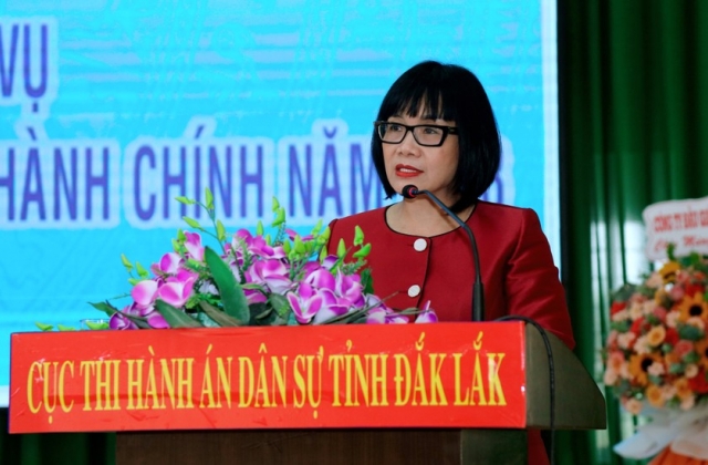 Thứ trưởng Bộ Tư pháp Đặng Hoàng Oanh: THADS Đắk Lắk cần tập trung thực hiện tốt một số nhiệm vụ trọng tâm
