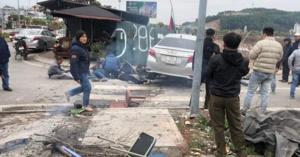 Quảng Ninh: Mâu thuẫn cá nhân, nam thanh niên lái xe tông 5 người nhập viện