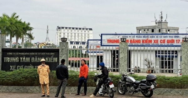 Khám xét hai trung tâm đăng kiểm xe cơ giới ở Thái Bình